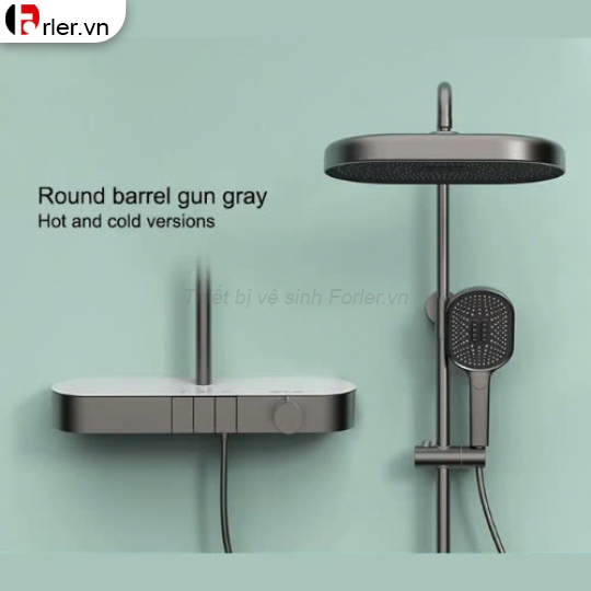 Sen Tắm Nóng Lạnh Thanh Bầu 3 phím Inox FORLER