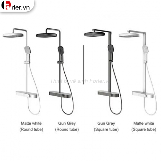Sen Tắm Nóng Lạnh Thanh Bầu 3 phím Inox FORLER