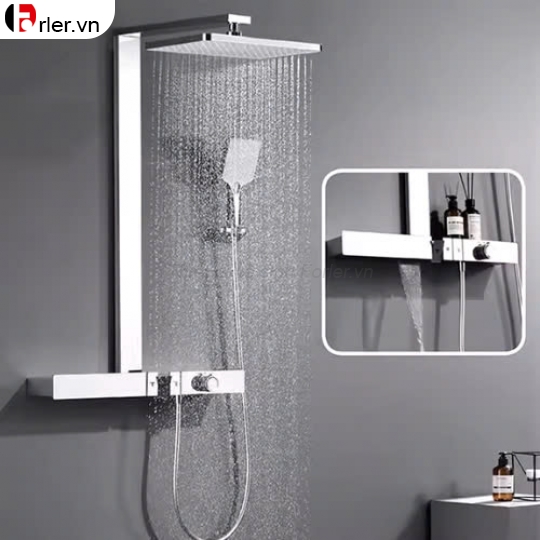 Sen Tắm NL Thanh Vuông 3 phím FORLER