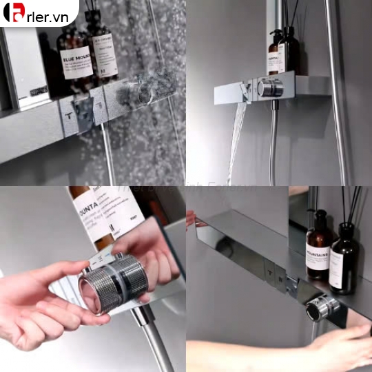 Sen Tắm NL Thanh Vuông 3 phím FORLER