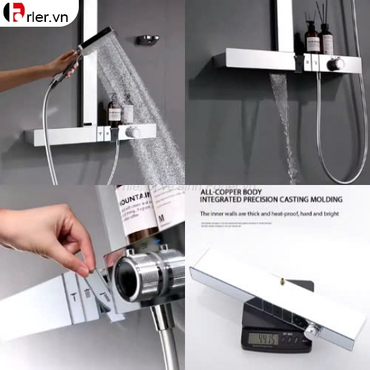 Sen Tắm NL Thanh Vuông 3 phím FORLER
