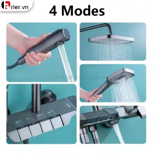 Sen Cây 4 Phím inox FORLER