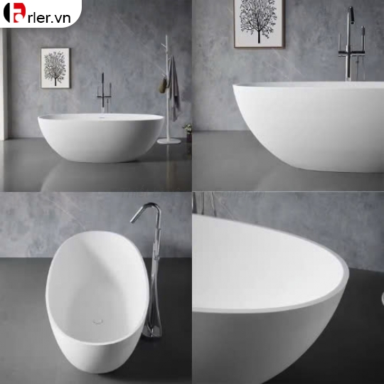 Bồn tắm nằm cao cấp Bát Trắng FORLER