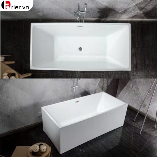 Bồn Tắm Nằm Cao Cấp Hình Chữ Nhật Trắng FORLER