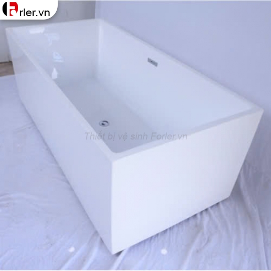 Bồn Tắm Nằm Cao Cấp Hình Chữ Nhật Trắng FORLER