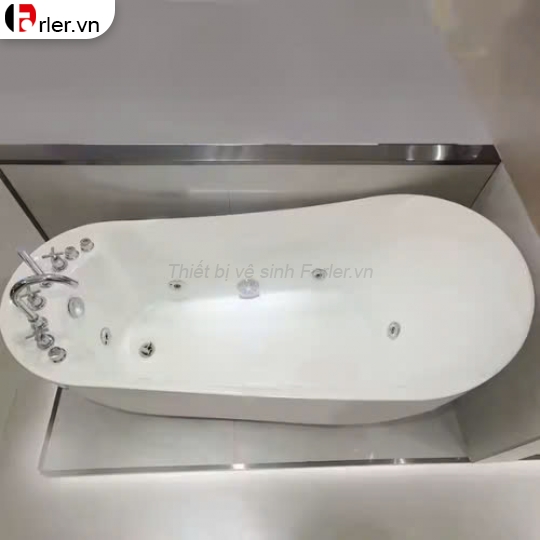 Bồn tắm massage Oval cong FORLER