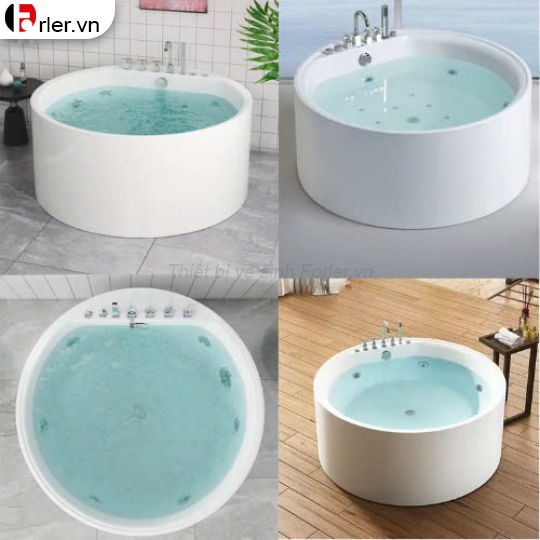 Bồn tắm tròn có hệ thống massage FORLER