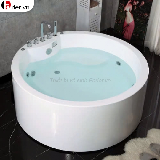 Bồn tắm tròn có hệ thống massage FORLER