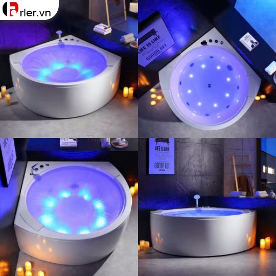 Bồn tắm góc massage cao cấp FORLER