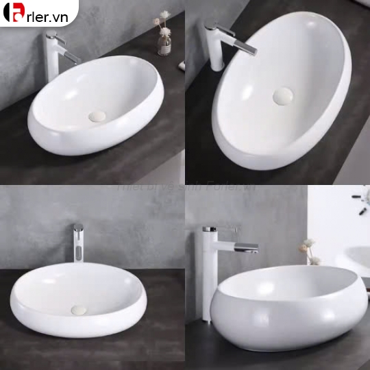 Lavabo Ovan Trơn Và Nghệ Thuật FORLER