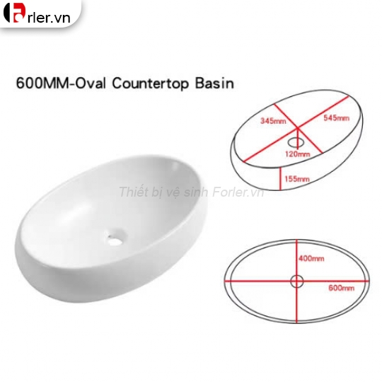 Lavabo Ovan Trơn Và Nghệ Thuật FORLER