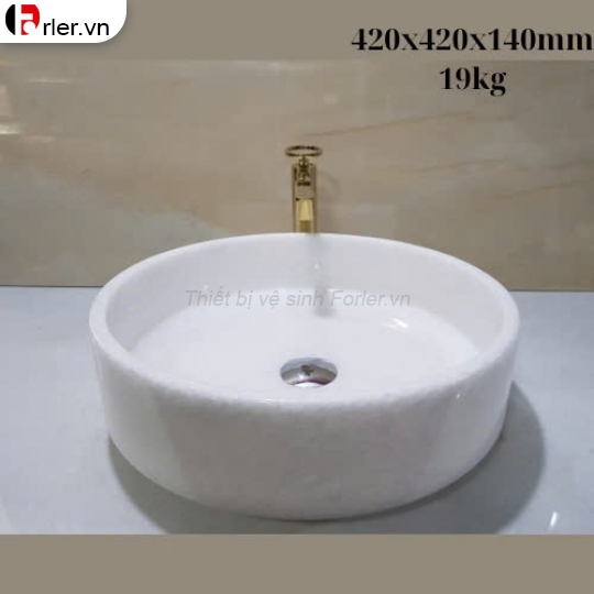 Lavabo Tròn Đá Vát Lòng FORLER
