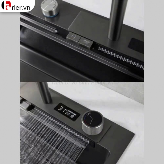 Bồn Rửa Chén 2 phím Có Hộc Dao FORLER