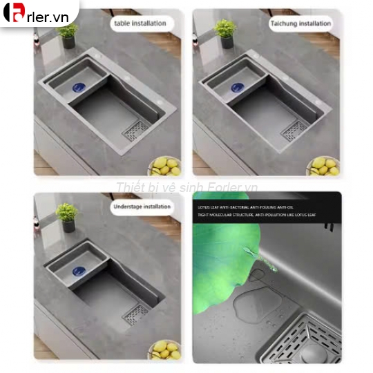 Chậu Rửa Chén 1 Hộc FORLER
