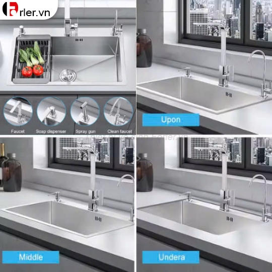 Bồn Rửa Chén Inox Một Hộc FORLER