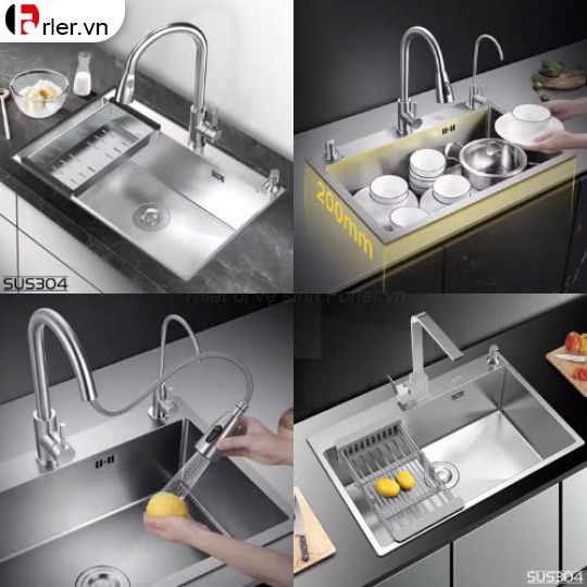 Bồn Rửa Chén Inox Một Hộc FORLER