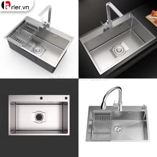 Bồn Rửa Chén Inox Một Hộc FORLER