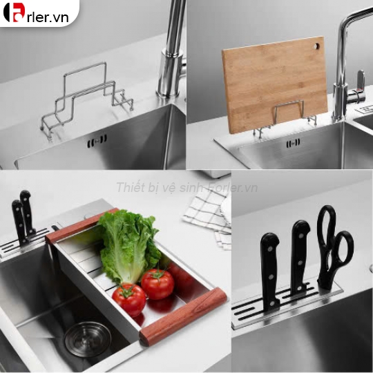 Chậu Rửa Chén 2 Hộc Inox 304 FORLER