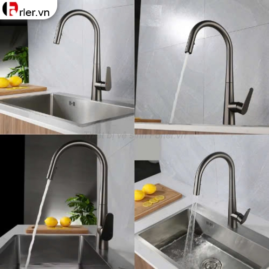 Vòi Rửa Chén Dây Rút Nóng-Lạnh FORLER