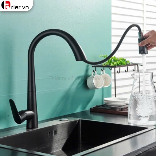 Vòi Rửa Chén Dây Rút Nóng-Lạnh FORLER
