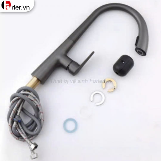 Vòi Rửa Chén Dây Rút Nóng-Lạnh FORLER