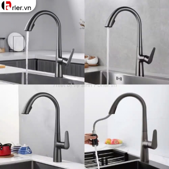 Vòi Rửa Chén Dây Rút Nóng-Lạnh FORLER