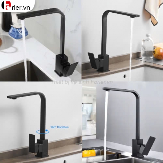 Vòi Chén Vuông Nóng Lạnh FORLER