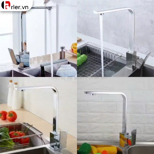 Vòi Chén Vuông Nóng Lạnh FORLER