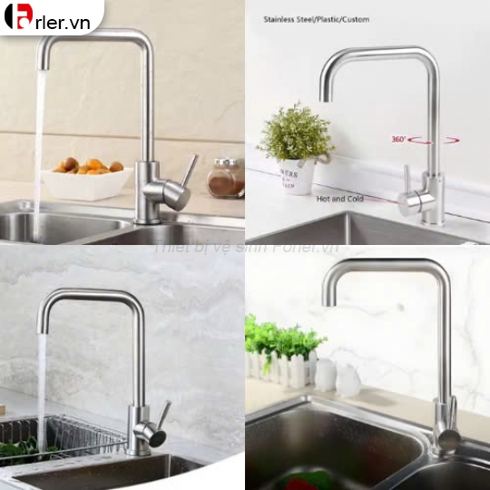 Vòi Rửa Chén Inox Nóng _ Lạnh FORLER