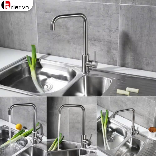 Vòi Rửa Chén Inox Nóng _ Lạnh FORLER