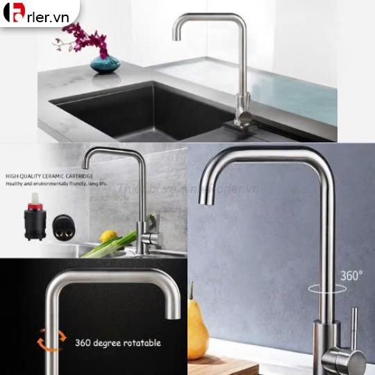 Vòi Rửa Chén Inox Nóng _ Lạnh FORLER