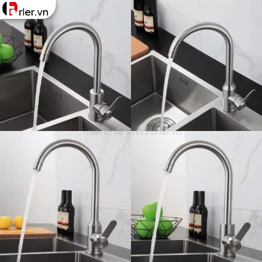 Vòi Rửa Chén Nóng Lạnh Vòng Cung FORLER