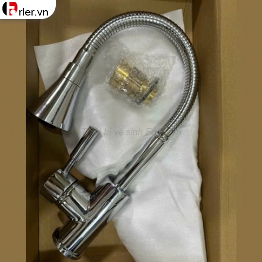 Vòi Rửa Chén Bẻ Đầu Loe Bi Nóng Lạnh FORLER