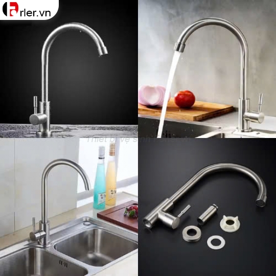 Vòi Chén Lạnh Phi 24 Xoay Bi 304 FORLER