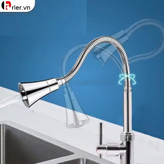 Vòi Chén Lạnh Loe Cần Dẻo FORLER