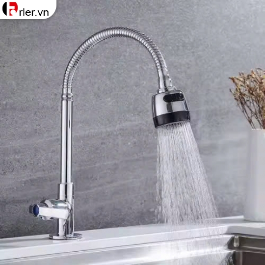 Vòi Chén Lạnh Loe Cần Dẻo FORLER