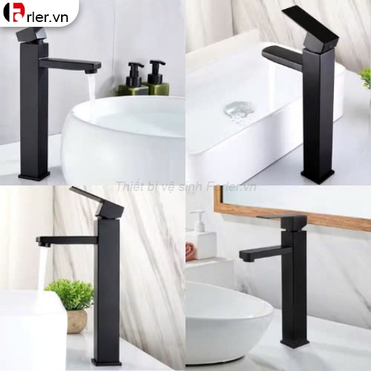 Vòi Lavabo Vuông 20cm 30cm Nóng - Lạnh FORLER