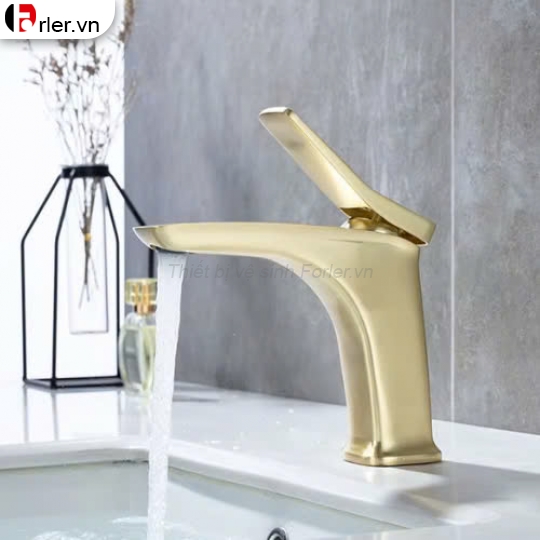 Vòi Lavabo Eo Vuông Cong 20cm Cao Cấp FORLER