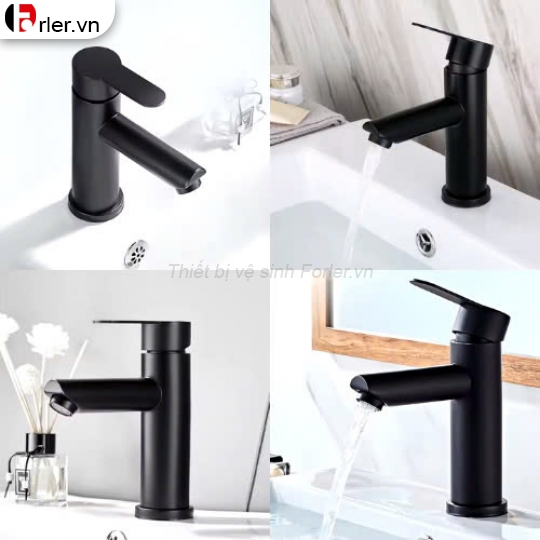 Vòi Lavabo Điếu Tròn Nóng Lạnh 20cm & 30cm Cao Cấp FORLER