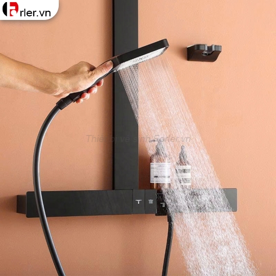 Sen Tắm NL Thanh Vuông 3 Phím Forler 