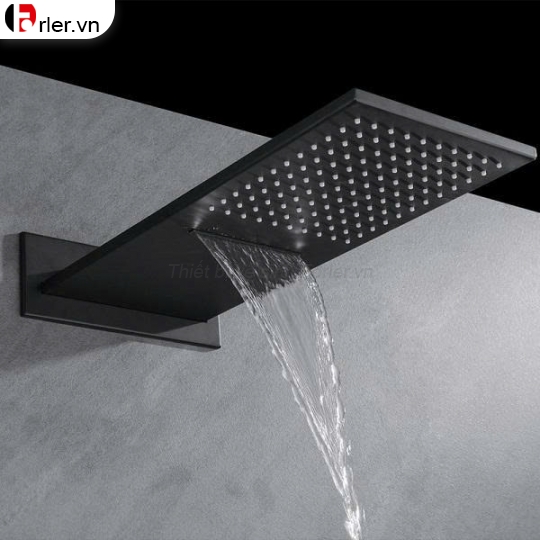 Sen Tắm Âm Tường Đồng Thau - Sơn Tĩnh Điện Đen mã 05 FORLER