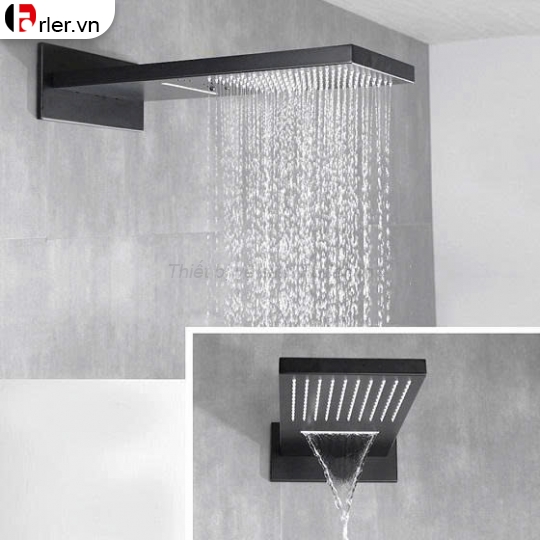 Sen Tắm Âm Tường Đồng Thau - Sơn Tĩnh Điện Đen mã 05 FORLER