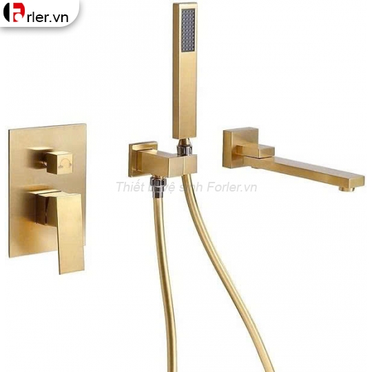 Sen Tắm Âm Tường Đồng Thau Mạ Vàng STAT06