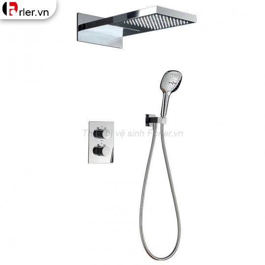 Sen Tắm Âm Tường Đồng Thau Mạ Crome STAT07