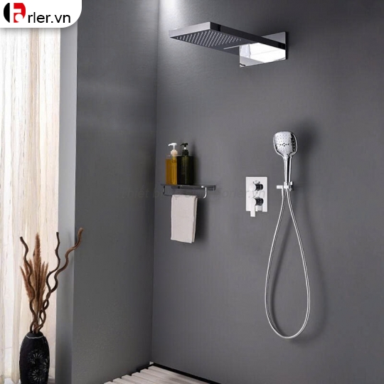 Sen Tắm Âm Tường Đồng Thau Mạ Crome STAT07