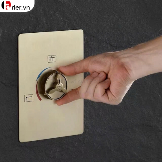 Sen Tắm Âm Trần Đồng Thau Mạ Vàng STAT08