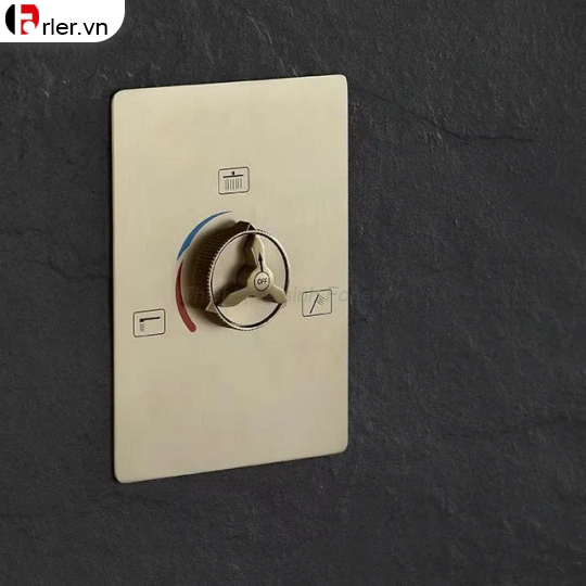 Sen Tắm Âm Trần Đồng Thau Mạ Vàng STAT08