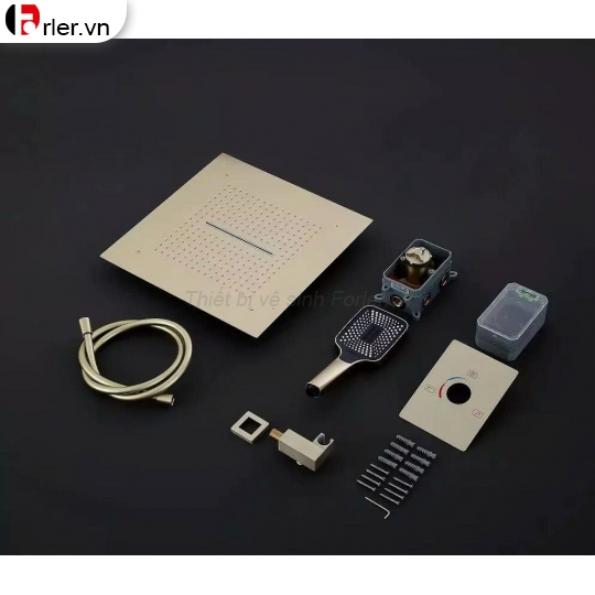 Sen Tắm Âm Trần Đồng Thau Mạ Vàng STAT08