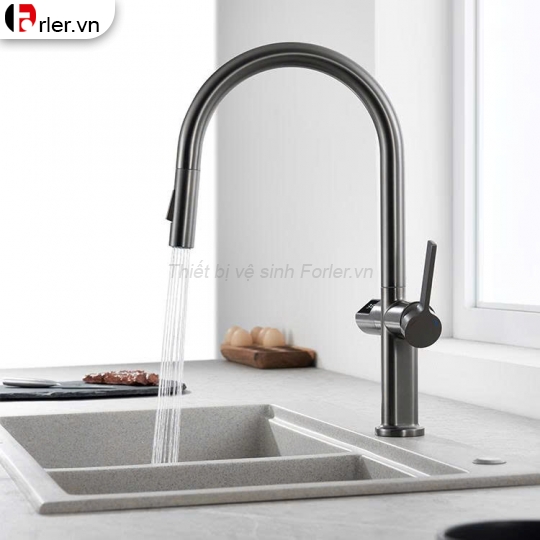 Vòi Chén Nhiệt Độ Có Rút Nóng-Lạnh (VRC07) Forler
