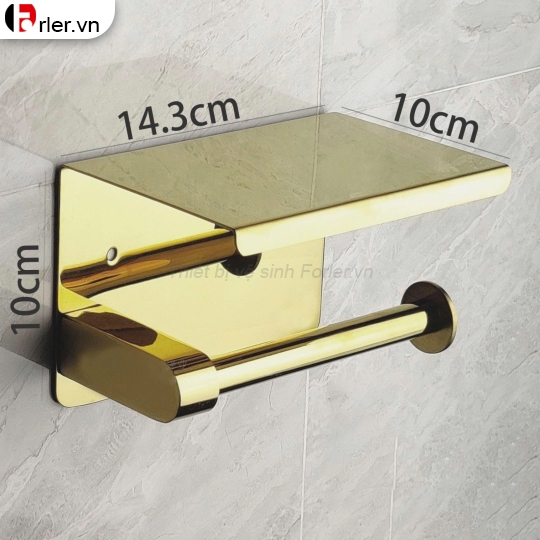 Móc Treo Giấy Vệ Sinh INOX Mạ Vàng 